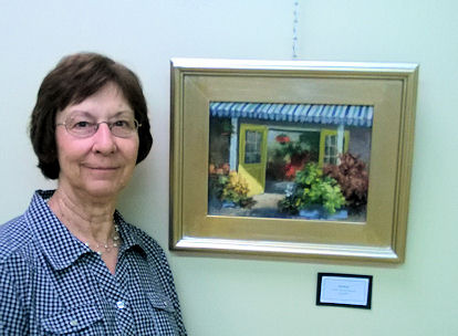Sharon's "Sunlit" at Crawford County Arts Council Show