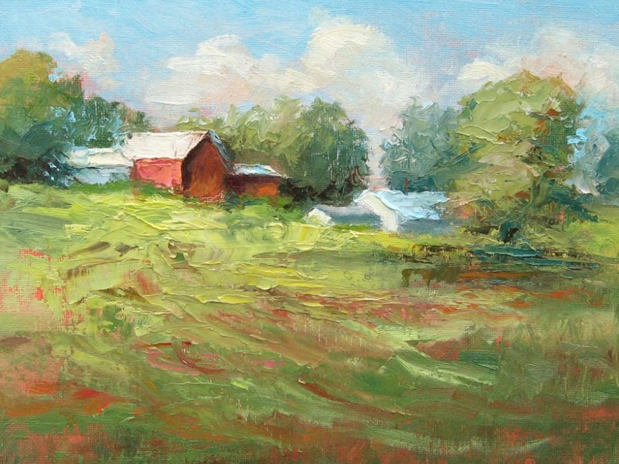 Mt Hope Farm - Oil - 8 x 10 - Available