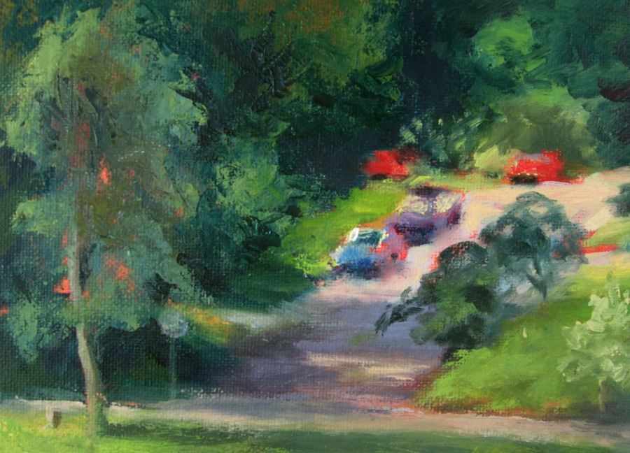 North Lake Park - Oil - 8 x 10 - Available